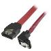 Interloper  3ft SATA III 7 pin Data Cable with Side Right-Angl 