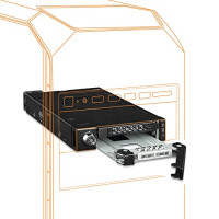 Icy Dock MB092VK-B TOUGHARMOR MB092VK-B RUGGED 2 SSD PCIE 4.0 MOBILE RACK EXT 3.5