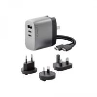 Alogic WCM3X67-SGR 67W MULTI 3X67 RAPID POWER COUNTRY GAN CHARGER - SPACE GREY