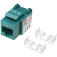 Intellinet 210638 CAT6 GREEN KEYSTONE JACK UTP