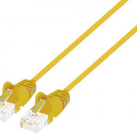 Intellinet 743488 CAT6 U/UTP SLIM NETWORK PATCH CABLE, 7 FT., YELLOW