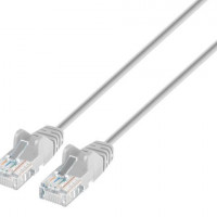 Intellinet 751568 CAT6 U/UTP SLIM NETWORK PATCH CABLE, 1 FT., GRAY