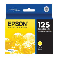 Epson T125420-S EPSON T125 DURABRITE ULTRA YELLOW INK CARTRIDGE STD CAPACITY