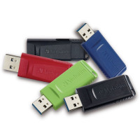 Verbatim 70897 VERBATIM 32GB RETRACT. USB 5PK STORE N GO RETRACT. ASSORT. COLORS