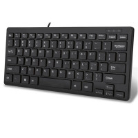 Adesso AKB-111UB ADESSO SLIMTOUCH MINI USB KEYBOARD , SPACE SAVING 11.25 WIDE, 78 KEYS WITH AN EM