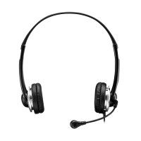Adesso XTREAM P2 USB HEADSET WITH ADJUSTABLE MICROPHONE REMOVABLE EARPADS