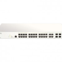 D-Link DBS-2000-28P NUCLIAS BUSINESS CLOUD 28 PORT GIGABIT SWITCH-POE BUDGET 193W POE PORTS 1-24 (30