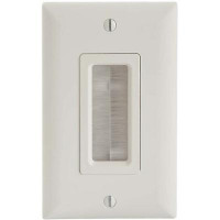 Sanus SA-IWCM1-W1 CABLE ACCESS WALL PLATE, WHITE