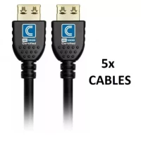 Comprehensive NFHD18G-15PROBLKA 15FT NANOFLEX PRO AV/IT HDMI ACTIVE 4K 18G HIGH SPEED CABLE