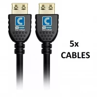 Comprehensive NFHD18G-20PROBLKA 20FT NANOFLEX PRO AV/IT HDMI ACTIVE 4K 18G HIGH SPEED CABLE