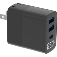 4xem 4XGAN01130WB 30W GAN PD CHARGER 1 X USB-C 2 X USB-A BLACK