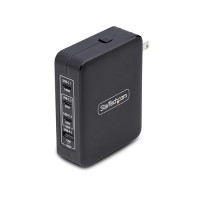 Startech 3114GCU-WALL-CHARGER 140W USB-C WALL CHARGER, 3X USB-C/1X USB-A, PORTABLE PD 3.1 INTERNATIONAL GAN PO