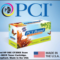 PCI CF258X-PCI PCI BRAND ECO-REMAN HP 58X CF258X XL BLACK TONER CARTRIDGE 10K XL YIELD FOR HP L