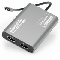 Plugable Technologies USBC-6950M PLUGABLE USB-C HDMI ADAPTER USB-C DUAL 4K HDMI ADAPTER