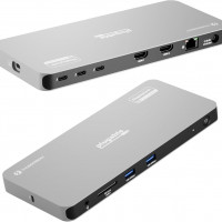 Plugable Technologies TBT-6950PD PLUGABLE THUNDERBOLT DOCKING STATION WITH DISPLAYLINK AND 96W CHARGING