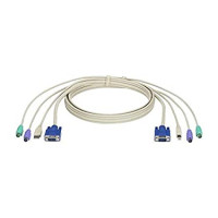 Black Box EHN7001213UVP-0009 THIS KVM CPU CABLE CAN BE USED TO CONNECT A VGA AND PS/2 OR USB COMPUTER TO A KV