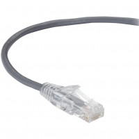 Black Box C6PC28-GY-04 BLACK BOX SLIM-NET CAT6 PATCH CABLES FEATURE A LOW-PROFILE DESIGN THAT SAVES SPA
