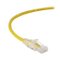 Black Box C6PC28-YL-02 BLACK BOX SLIM-NET CAT6 PATCH CABLES FEATURE A LOW-PROFILE DESIGN THAT SAVES SPA
