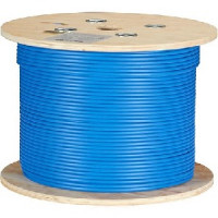 Black Box C6ABC50S-BL-1000 CAT6A 650-MHZ SOLID ETHERNET BULK CABLE - SHIELDED (F/UTP), CMR PVC, BLUE, 1000-