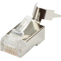Black Box FMTP6AS-200PAK CAT6A RJ45 MODULAR PLUG - SHIELDED, 200-PACK