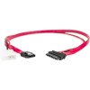Rocstor Y10C863-RD 18IN (46CM) SATA ATA CABLE SATA 3.0 6GBPS BANDWIDTH RED