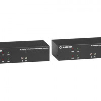 Black Box KVXLCDP-200 THE KVX DUAL HEAD DISPLAYPORT KVM EXTENDER LETS YOU CONTROL A SERVER OR COMPUTER
