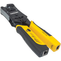 Intellinet 780124 ALL-IN-ONE PROFESSIONAL MODULAR CRIMPING TOOL WITH CUTTING, STRIPPING AND CABLE-