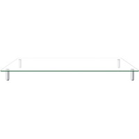 Kantek MS380 GLASS MONITOR RISER. ELEGANT MINIMALIST DESIGN. PLACE MONITOR AT A COMFORTABLE H