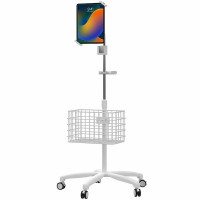 CTA PAD-SHFSW HEAVY-DUTY MEDICAL MOBILE FLOOR STAND - 7-13 INCH TABLETS - HEIGHT-ADJUSTING, TE