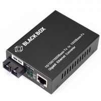 Black Box LGC211A-R2 CONVERTS 10/100/1000BASE-TX TO 1000BASE-SX. BUILT-IN, BROADCAST STORM CONTROL, F