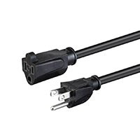 Monoprice 35046 MONOPRICE EXTENSION CORD - NEMA 5-15P TO NEMA 5-15R_ 14AWG_ 15A/1875W_ SJT_ 125V