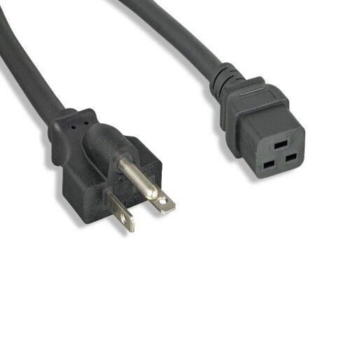 Monoprice 40087 MONOPRICE HEAVY DUTY POWER CORD - NEMA 6-20P TO IEC 60320 C19_ 12AWG_ 20A/5000W_