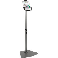 Kantek TS960 FLOOR MOUNTED TABLET STAND WITH LOCKING SYSTEM. ADJUSTABLE HEIGHTS, ROTATES FOR