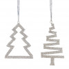 Jeweled Pine Tree Ornament (Set of 6)