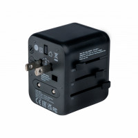 Verbatim 49543 VERBATIM TRAVEL ADAPTER 12W UNIVERSAL ADAPTER USB-C USB-A