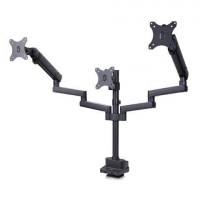 Startech 3MP2AG-MONITOR-ARM TRIPLE MONITOR DESK MOUNT - UP TO 27INCH SCREENS SPRING ARMS