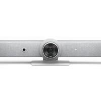 Logitech 960-001348 RALLY BAR MINI (WHITE) - ADD UP TO THREE RALLY MIC PODS TO EXTEND THE AUDIO PICK