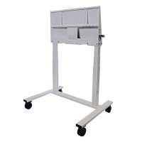 Smart FSE-510-W ELECTRIC HEIGHT ADJUSTABLE FLOOR STND FSE-510-W UL LISTED WHT