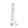 Cyber Power P406U 6 FT CORD 2 USB A 4-OUTLET SURGE SUPPRESSOR