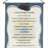 Manual Woodworkers and Weavers A Policeman Prayer Tapestry Wall Hanging Vertical 17 X 25 in.