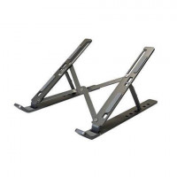 Amer AMRNS02DG PORTABLE LAPTOP/TABLET STAND ALUMINUM HEIGHT ADJUST DARK GREY