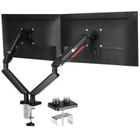 Siig CE-MT3Y11-S1 DUAL MONITOR GAS SPRING ARM DESK MOUNT - 13IN TO 32IN