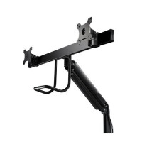 V7 DM1HDD DUAL MONITOR GAS SPRING MOUNT ERGO CROSSBAR HANDLE FULL MOTION