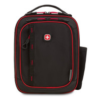 WENGER 3999202447 SWISSGEAR 3999 LUNCH BAG BLACK INSULATED W/ ANTIMICROBIAL LINING