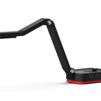 Qomo QPC100W 4K WIRELESS/HDMI/USB DOCUMENT CAMERA, 13 MP FLIP CAMERA, EXTENDABLE NECK, DUAL 2
