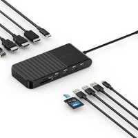 Kensington K34040WW UH1510P EQ USB-C 5GBPS TRIPLE VIDEO DRIVERLESS MOBILE DOCK - 85W PASS-THROUGH PO