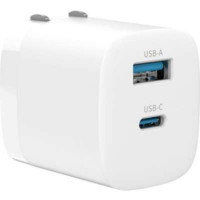 4xem 4XGAN00533WW 33W GAN PD CHARGER 1 X USB-C 1 X USB-A WHITE