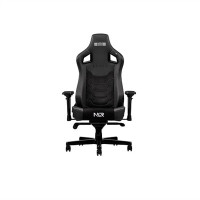 Next Level NLR-G005 NEXT LEVEL RACING ELITE GAMING CHAIR BLACK LEATHER SUEDE EDITION