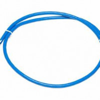 ENet C6A-BL-SCB-6-ENC CAT6A BLUE 6 FOOT SLIM 28AWG WITH CLEAR SNAGLESS MOLDED BOOT PATCH CABLE