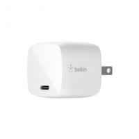 Belkin WCH001DQ1MWH-B5 30W USB-C CHARGER GAN 1M PVC C-LTG CBL WHT 03-RETAIL BOX